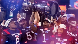 Alouettes hold Grey Cup parade on streets of Montreal