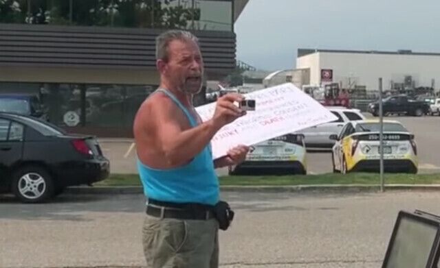 Bruce Orydzuk found not guilty of criminal charge related to racist tirade outside Kelowna vaccine clinic