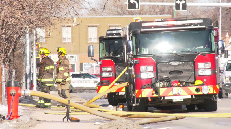 Firefighters respond to two fires in Winnipeg