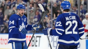 Toronto Maple Leafs hang on to beat Panthers in potential playoff preview