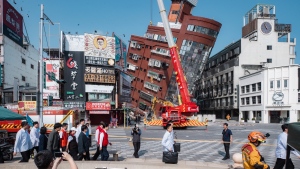 Two Canadians stranded by Taiwan earthquake, says firefighting agency