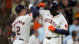 Yordan Alvarez homers twice, Astros shut out Blue Jays again in 8-0 victory