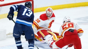 Gabe Vilardi's hat trick helps Jets clinch playoff berth with 5-2 win over Flames