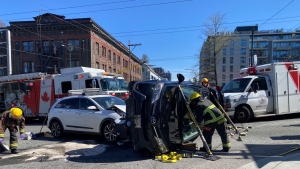 Rollover crash in Vancouver sends 2 to hospital, raising calls for intersection changes