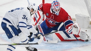 Auston Matthews scores league-leading 64th goal in 4-2 Maple Leafs win over Canadiens