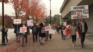 Parents applaud new B.C. legislation to ban protests outside of schools