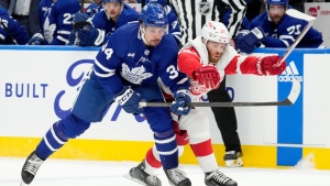 Wings top Leafs in OT; Matthews scores No. 69