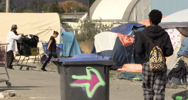 Kelowna's rail trail to temporarily close for clean-up at tent city