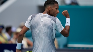 Canada's Auger-Aliassime outlasts Marterer in marathon match in Munich