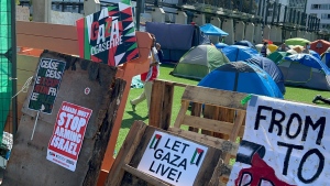 UBC president says endowment fund doesn't directly own stocks targeted by protesters