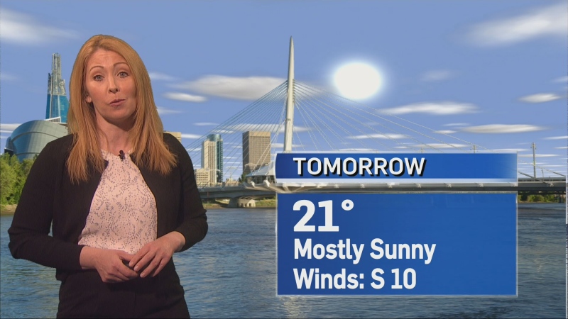 Colleen Bready's forecast: Sunshine returns to Manitoba