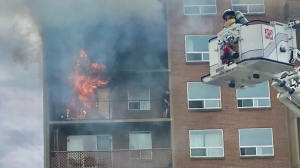 Downtown Edmonton apartment fire caused by 'smoker's materials': EFRS