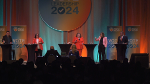 Candidates seeking NDP leadership square-off in Calgary debate