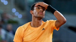 Canada's Felix Auger-Aliassime falls to Alex de Minaur at Italian Open