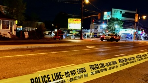 Stabbing victim found lying on roadway in North York: police