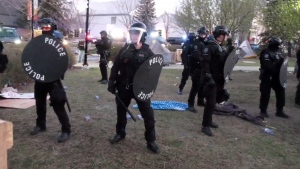 Calgary police chief says actions against pro-Palestinian protest were 'prudent'