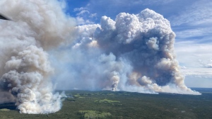 Forecast turns favourable in fight against wildfire threatening northern B.C. town