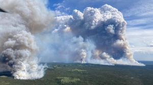 Fort Nelson, B.C., wildfire expands to 127 square kilometres, but away from town