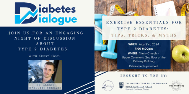 UBCO researchers offering discussion on exercise and diabetes