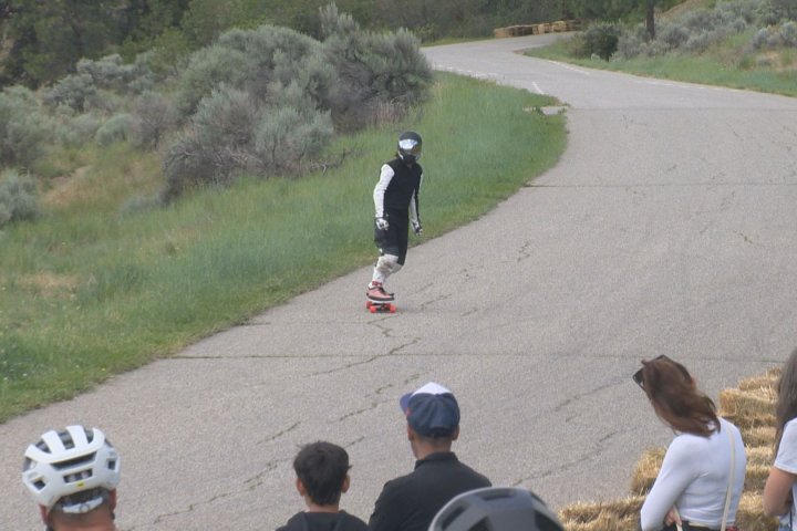 Competitive longboarders hit the road at Kelowna’s Knox Mountain