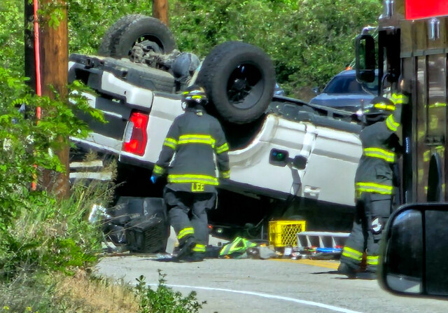 Portion of KLO Road closed in both directions near Harvest Golf Cliub