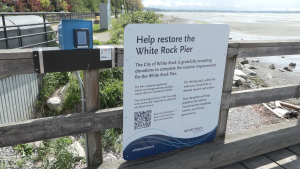 White Rock solicits donations from pier users for seismic upgrade
