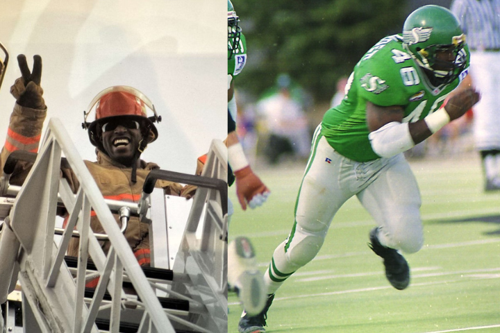 From tackling players to tackling fires: Catching up with a former Roughrider