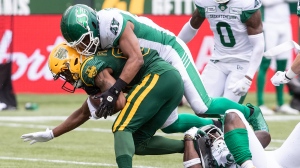 Roughriders rally to clip Elks 29-21 at home in regular-season opener