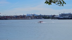 Video shows moment float plane collided with boat in Vancouver's Coal Harbour