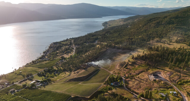 Wildfire near winery in Lake Country now under control