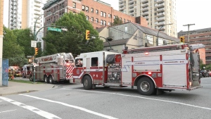 Apartment fire in downtown Vancouver displaces residents