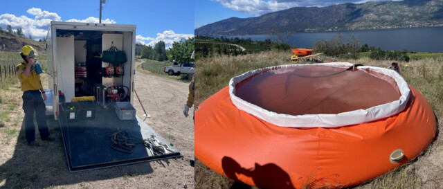 District of Lake Country wildfire training exercise turns into real thing