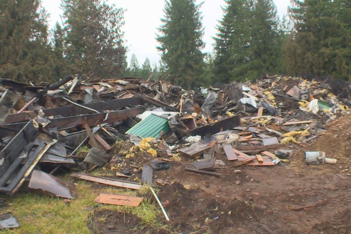 Fire destroys five structures at trailer park in Malakwa, B.C.