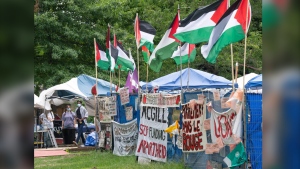 Program offering 'revolutionary education' begins at McGill pro-Palestine encampment