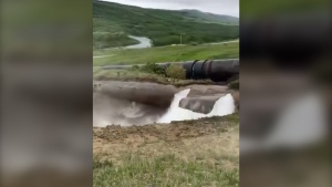 Alberta's Milk River water level to drop due to pipeline break