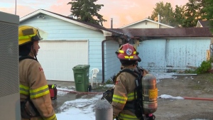 Crews knock down fire in Whitehorn garage