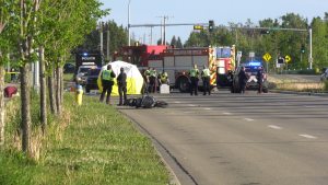 Motorcyclist dead in crash on James Mowatt Trail