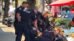 Video shows dramatic Vancouver police arrest in West End neighbourhood