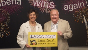 Calgary couple celebrates $2M lottery win: 'I was stunned'