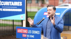 Poilievre says Trudeau a 'human piñata' at NATO, still won't commit to spending goal
