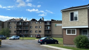2 in hospital after apartment fire in northeast Edmonton: EFRS