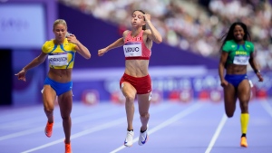 Sprinter Audrey Leduc opens Paris Games with Canadian record in women's 100m