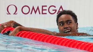 Canada wins silver and bronze in men's 100m butterfly
