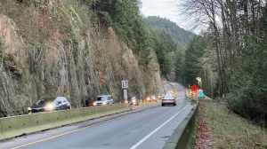 Woman seriously injured in head-on collision on Malahat highway