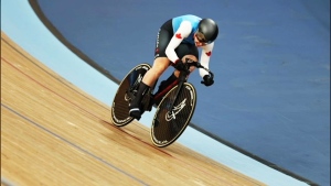 Calgary fans cheer on cyclist Sarah Orban, but womens' sprint falls short at Paris Olympics