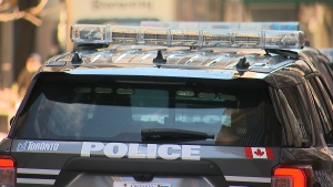 Toronto police officer struck by motorcyclist in hit-and-run