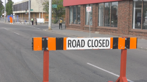 Unmarked police cruiser involved in crash near downtown Edmonton