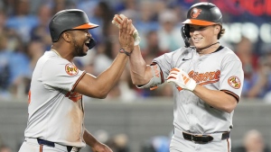 Blue Jays fall to Orioles 7-3 as Guerrero extends hit streak to 19 games