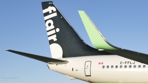 Flair defends flight cancellation at centre of B.C. dispute, says bird strikes did occur