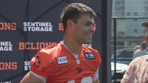 After signing this week, Rourke poised to start for BC Lions Sunday against Bombers